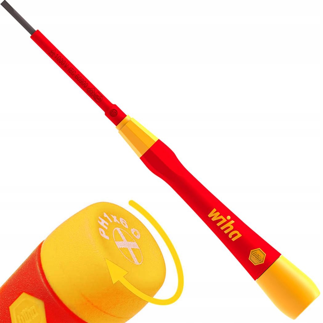 WIHA WKRĘTAK PŁASKI SLIMFIX PICOFINISH VDE 2,5 MM