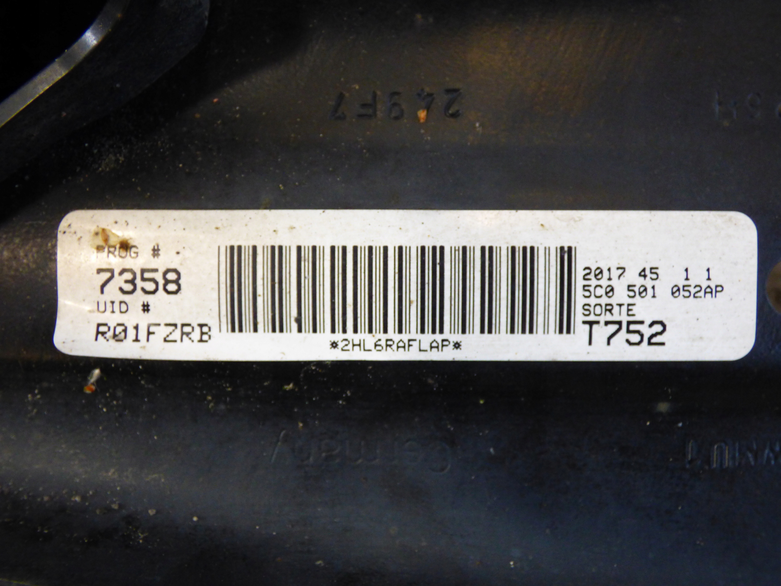 arm springing rear part st.BDB JETTA VI 5C