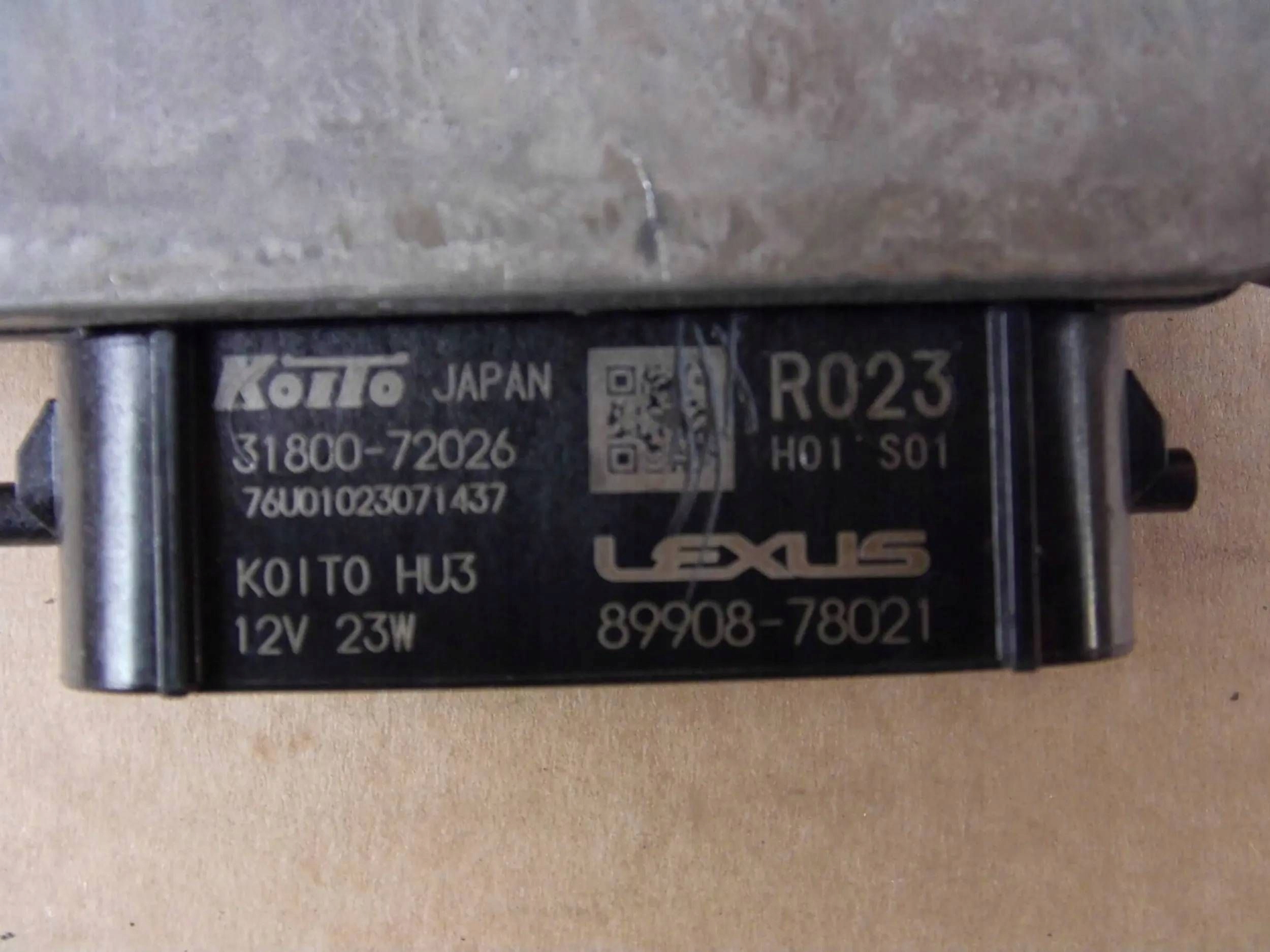 Lexus NX300H control unit module lights front reflektora 3180072026