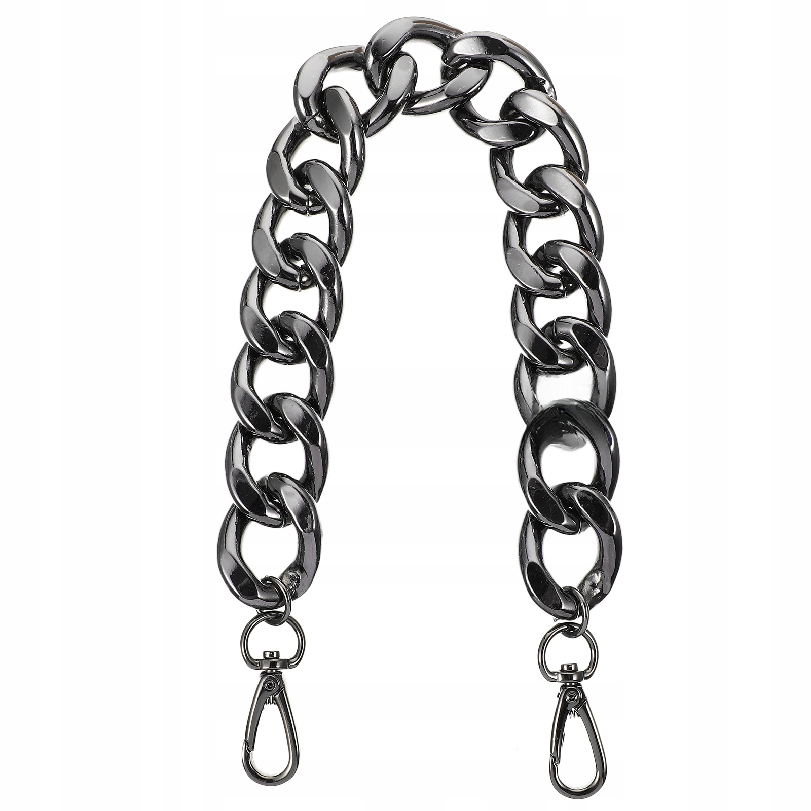 1 SZT. STYLOWY METALOWY PASEK-ŁAŃCUSZEK DO TOREBKI DAMSKIEJ