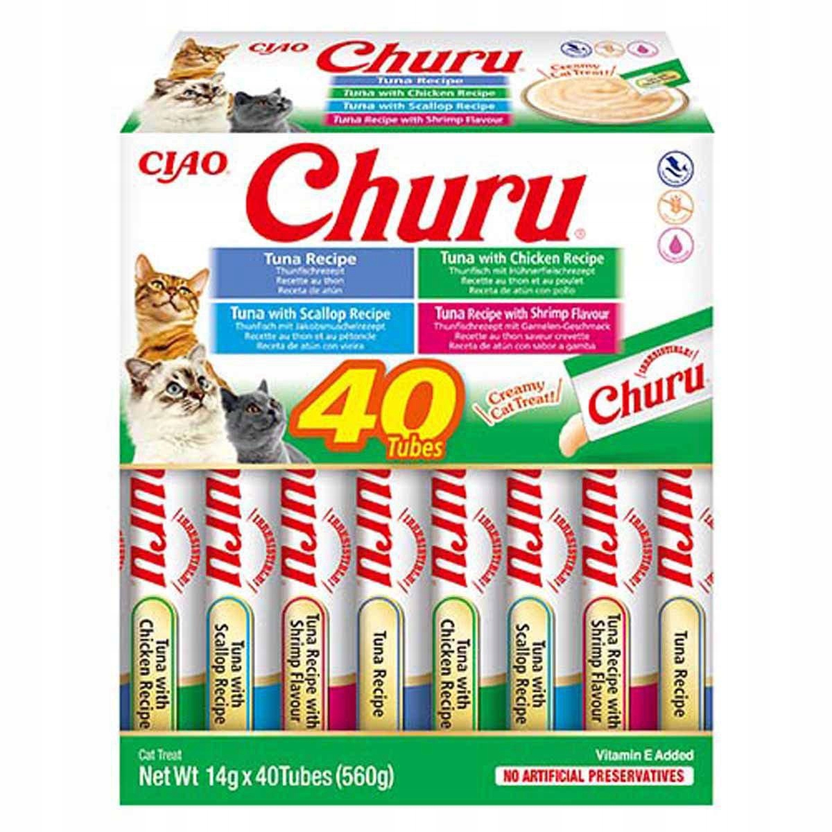 Churu Tuňák/mořské Plody MIX 40KS (798.5162)