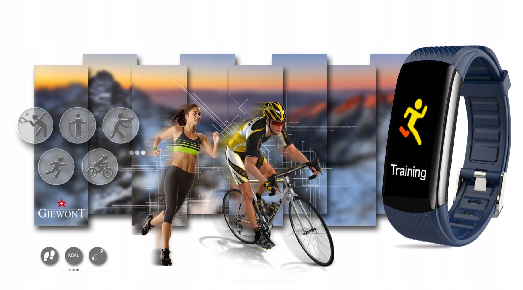 SMARTBAND dla CHŁOPCA NA KOMUNIE+DODATKOWY PASEK Marka Giewont