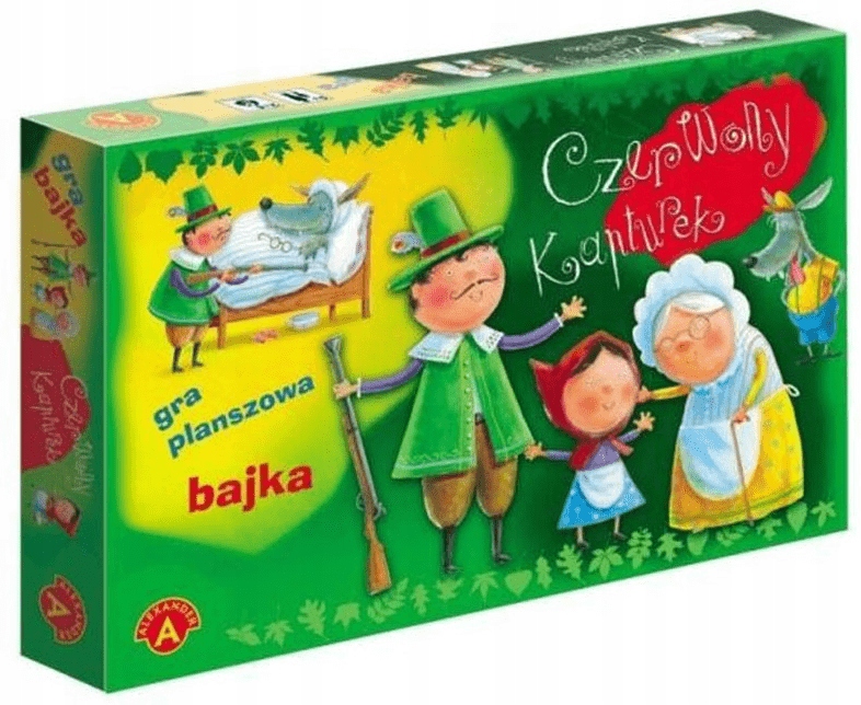 

Czerwony kapturek. Gra planszowa. Alexander.