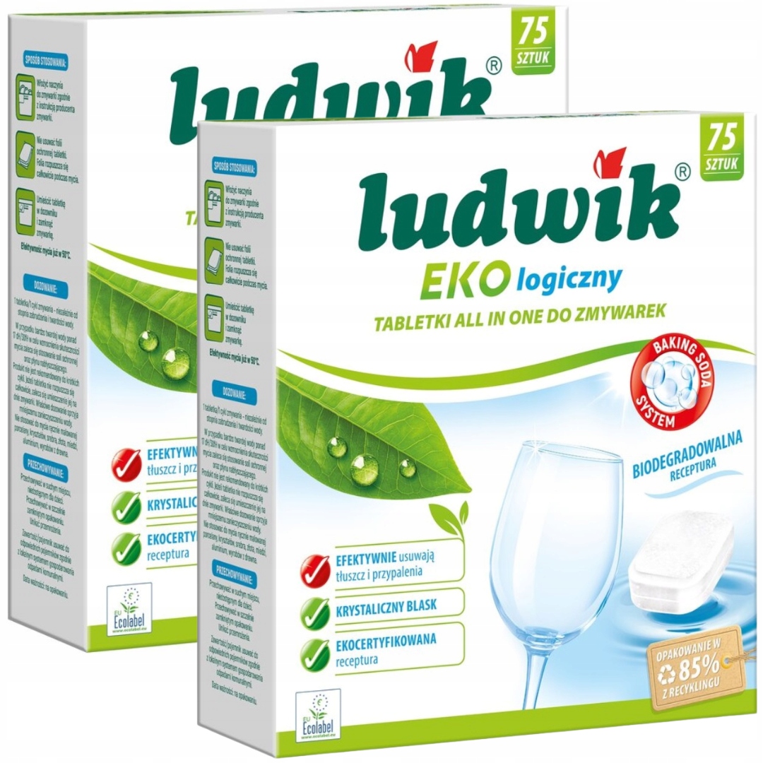 Ludwik Tabletki Do Zmywarki Eko 150 Szt All In One Ekologiczne