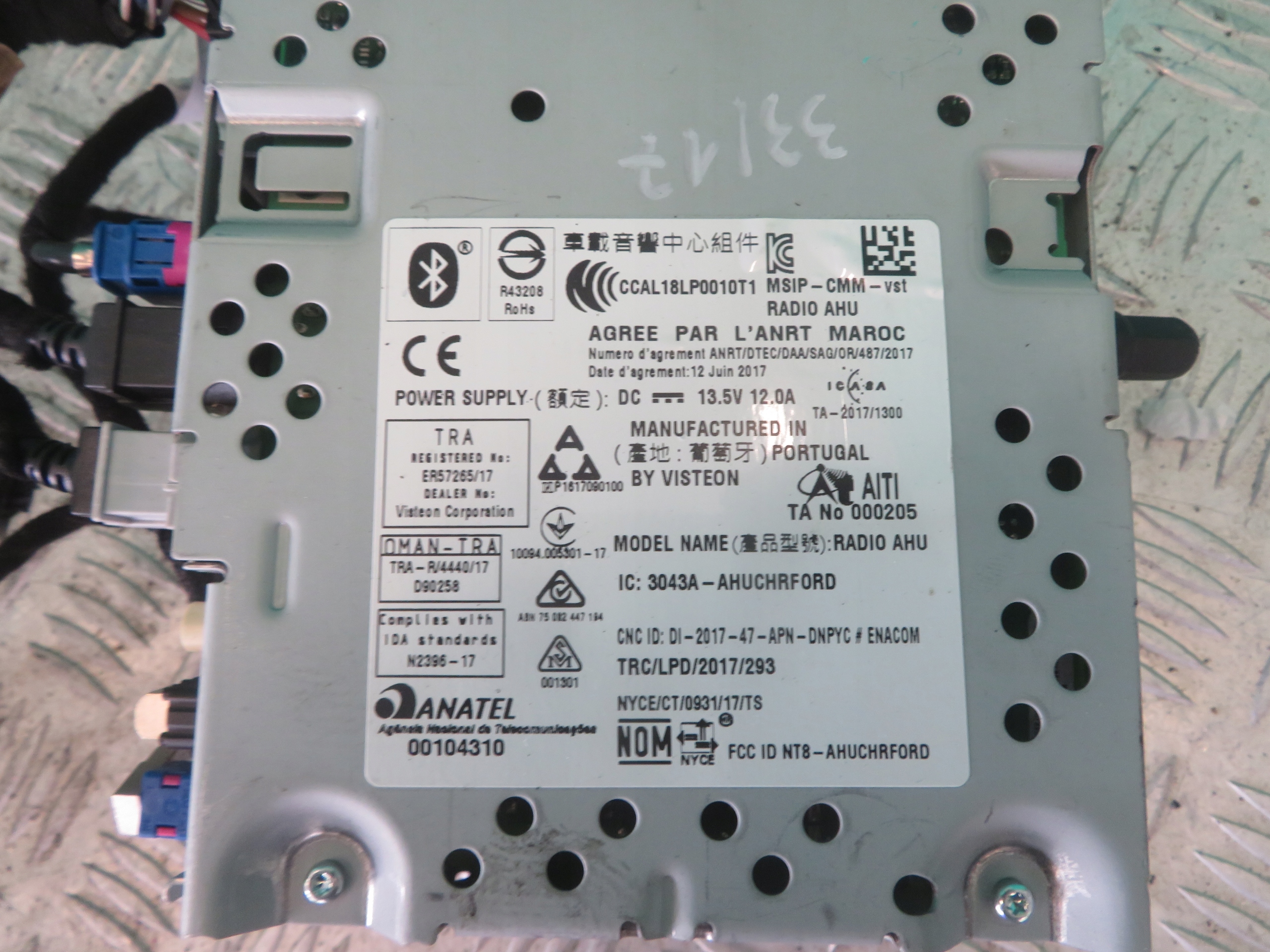 RADIO FORD TRANSIT MK8 21R JK2T-18D832-BV