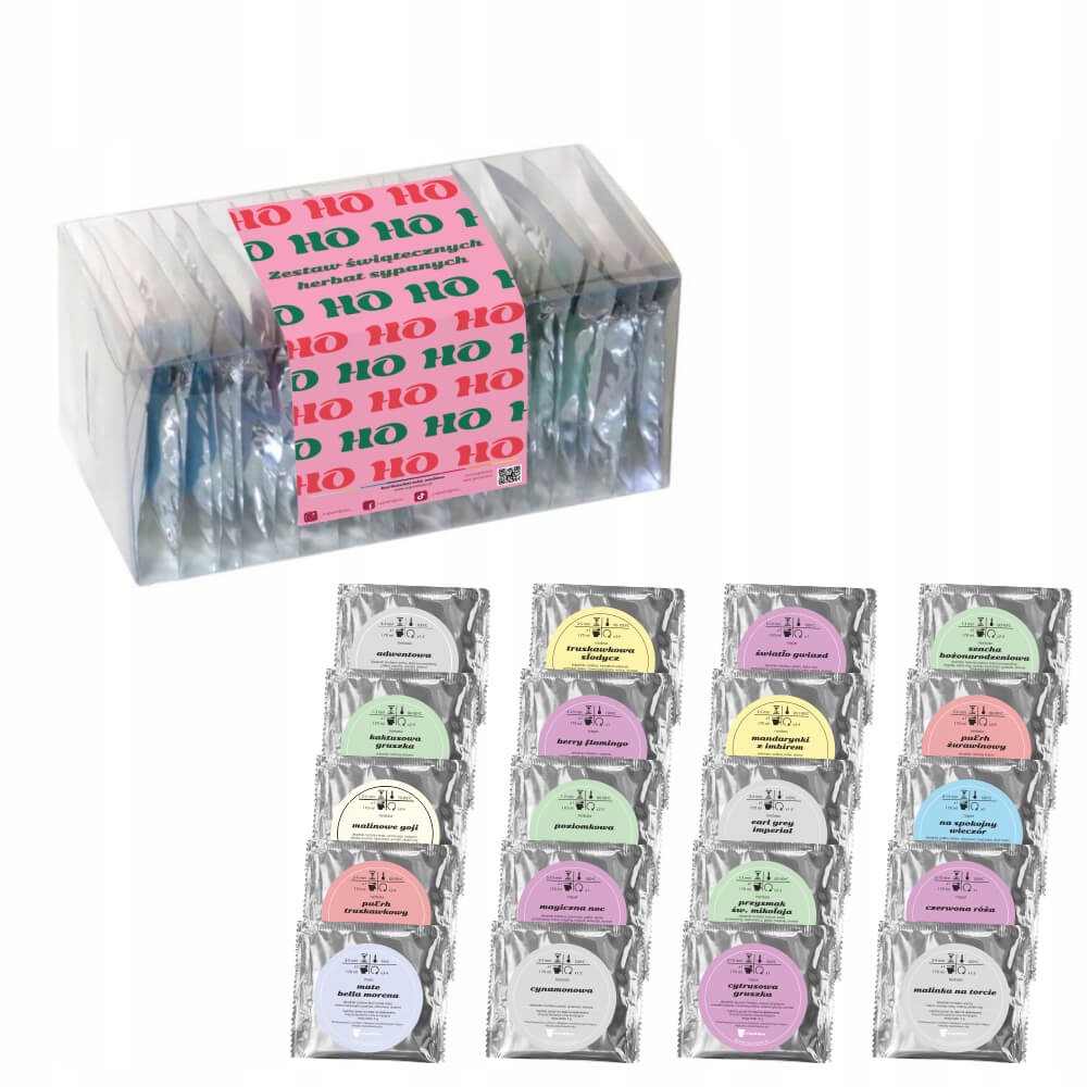 Levně Vánoční dárková sada pro ženu a manželku, mix 20 listových čajů