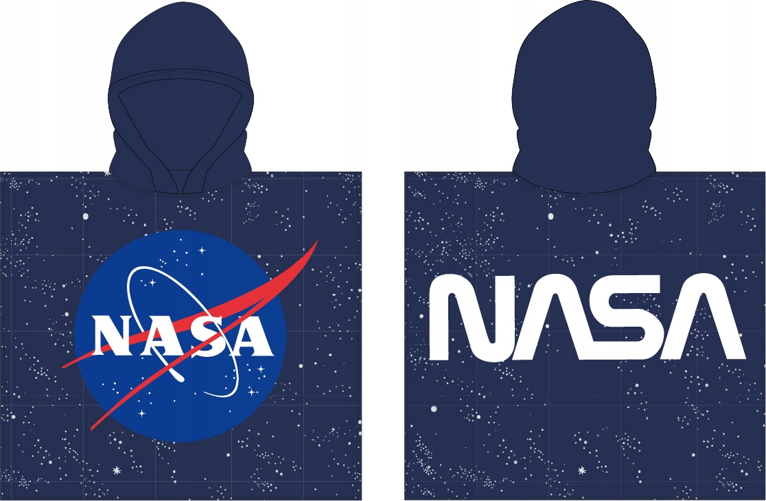

Ręcznik Z Kapturem Ponczo Nasa 55X110