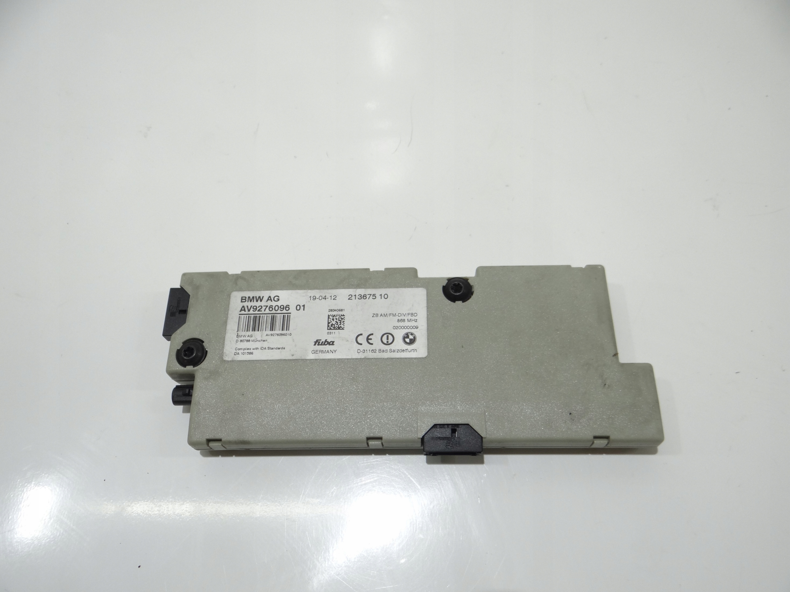 amplifier DIVERSITY BMW F10 9276096