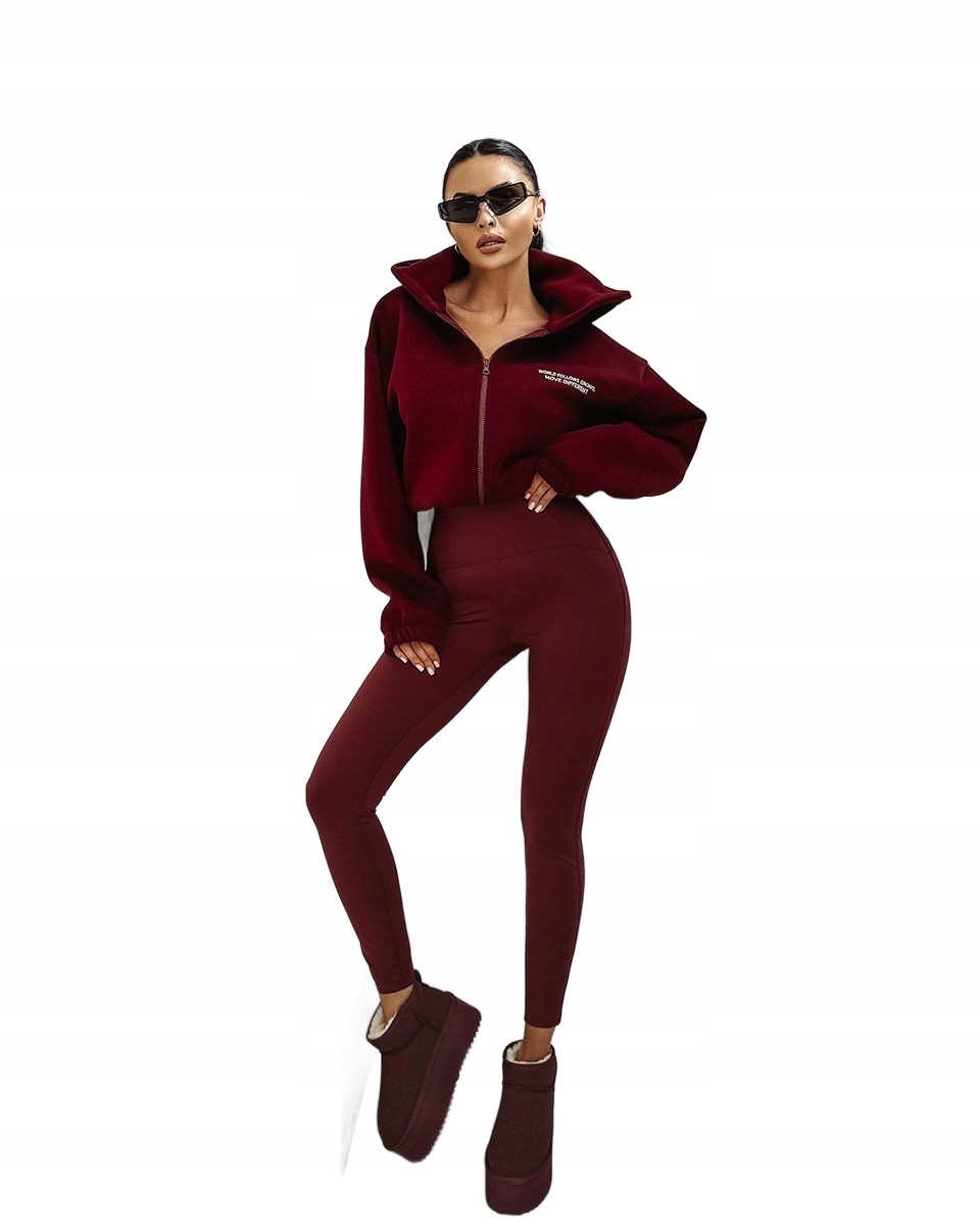 Legginsy Olavoga Macreel 2025 burgund Xs