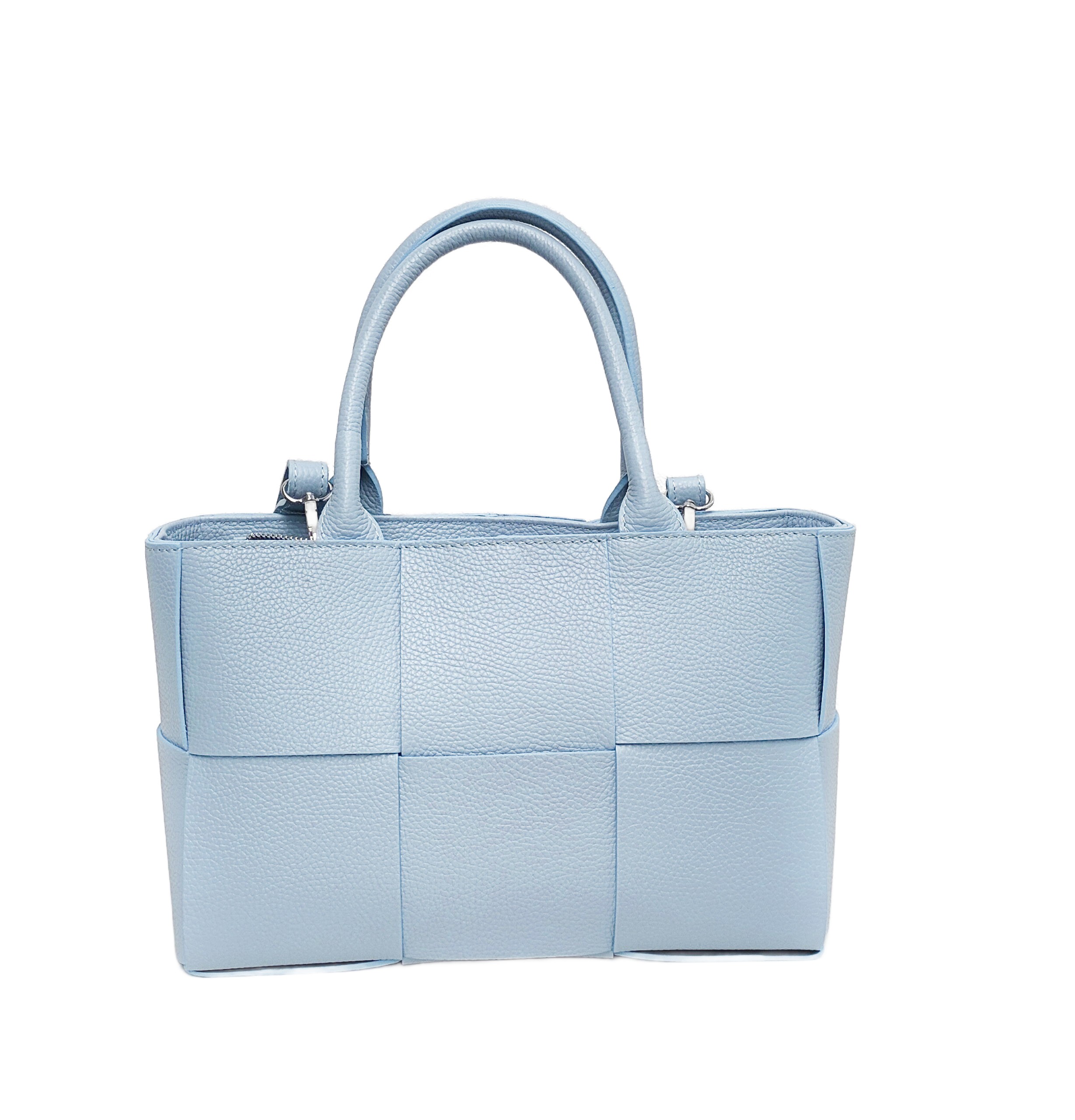 Modrá nákupní taška Shopperka do ruky přes rameno