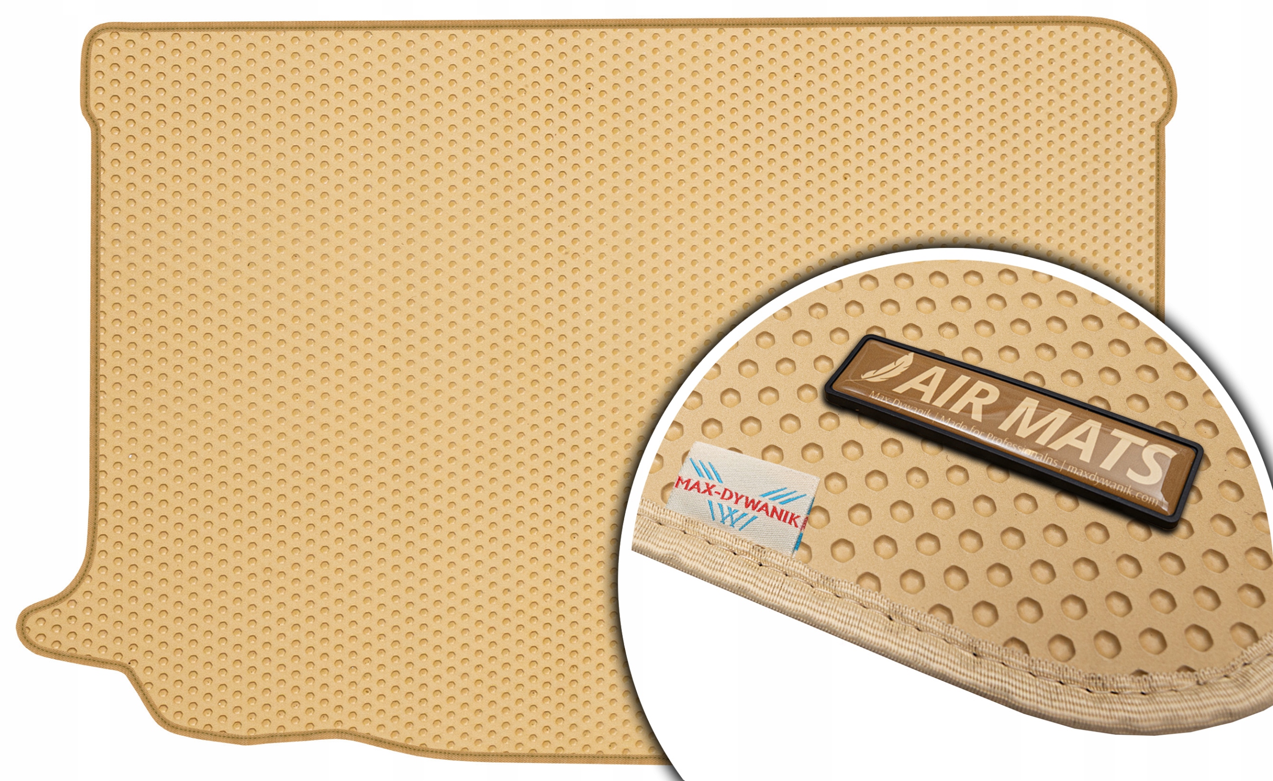 Fiat Punto II Hb 3D 1999-2011 Béžová rohož do kufru Eva Air Mats
