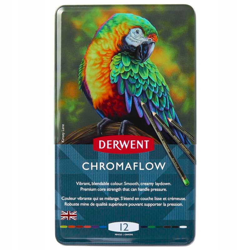 Pastelky Sada Derwent Chromaflow 12 kol