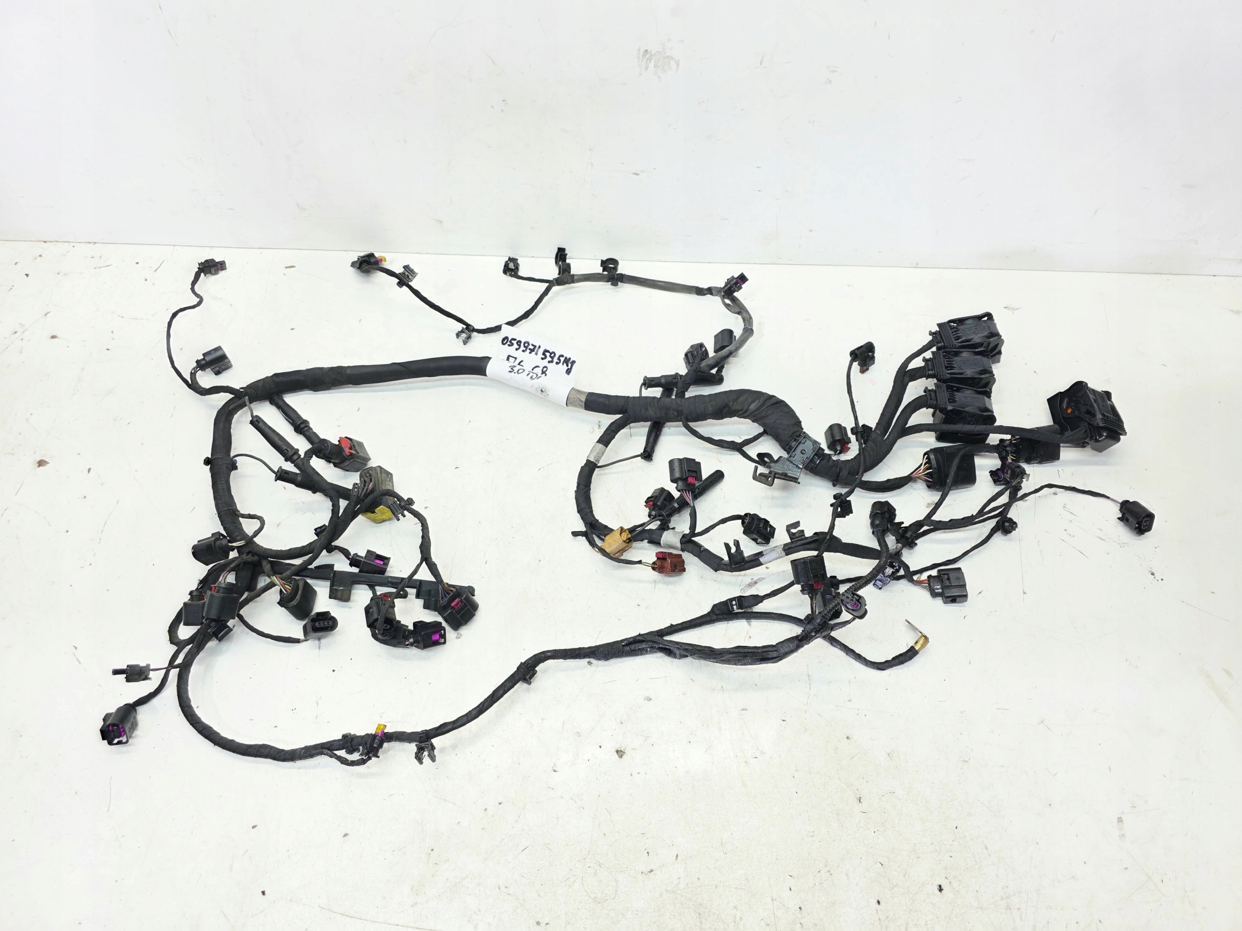 bundle motor wiring AUDI A6 C8 3.0 TDI 059971595MJ