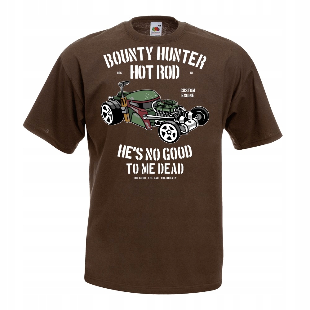 

Koszulka hot rod quad auto militaria XL brązowa