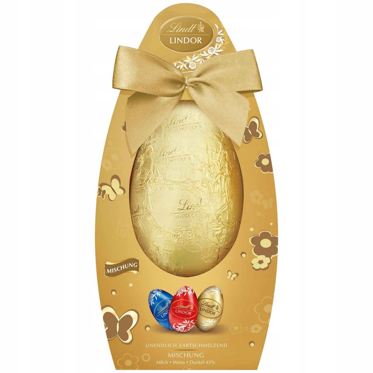 Levně Lindt Velikonoční Vajíčko Směs Pralink Lindor Vajíčka 303 g