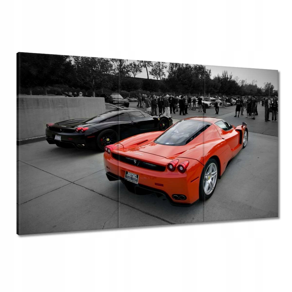 Obrazy 120x80 Ferrari zezadu