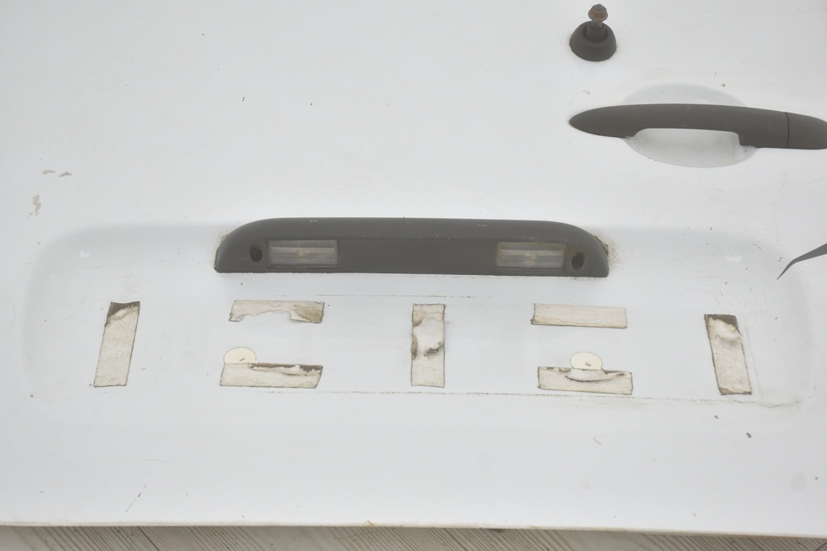 door rear. * rear part left RENAULT KANGOO II 0389