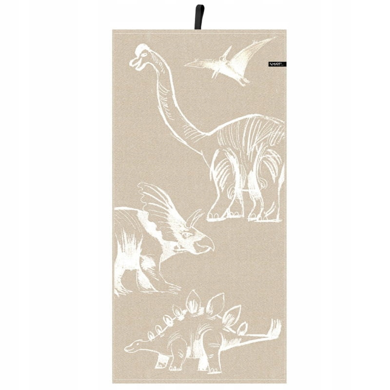 Texpol Lehký bambusový cestovní ručník na pláž 75x150 Smarttowel Dinosauři