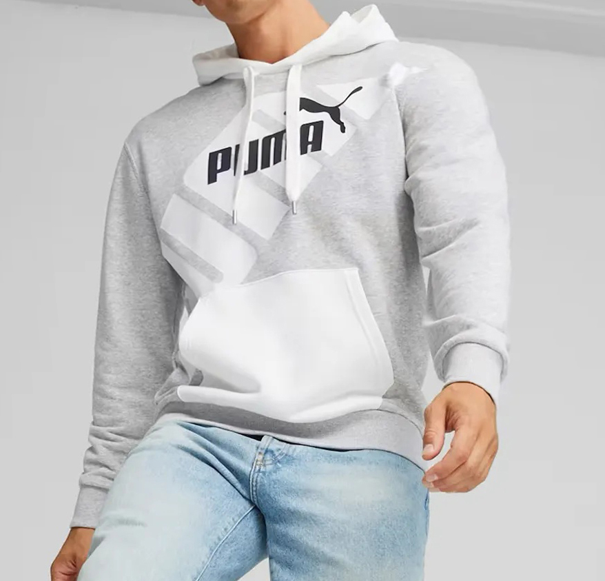 3348 Bluza Męska Puma Kangurka Z Kapturem Sportowa Bawełniana S