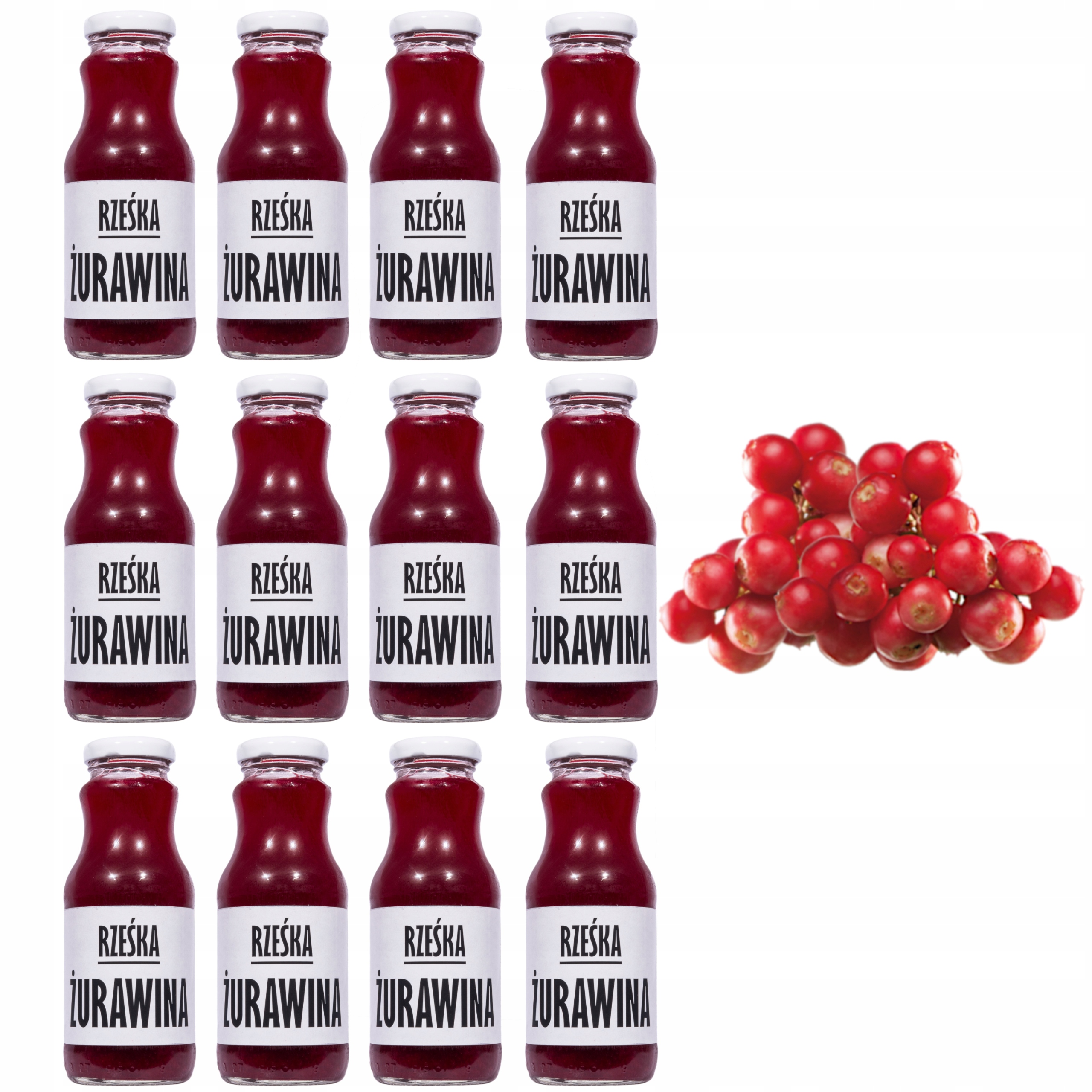 

12x Sok z żurawiny 250ml Nfc naturalny bez cukru