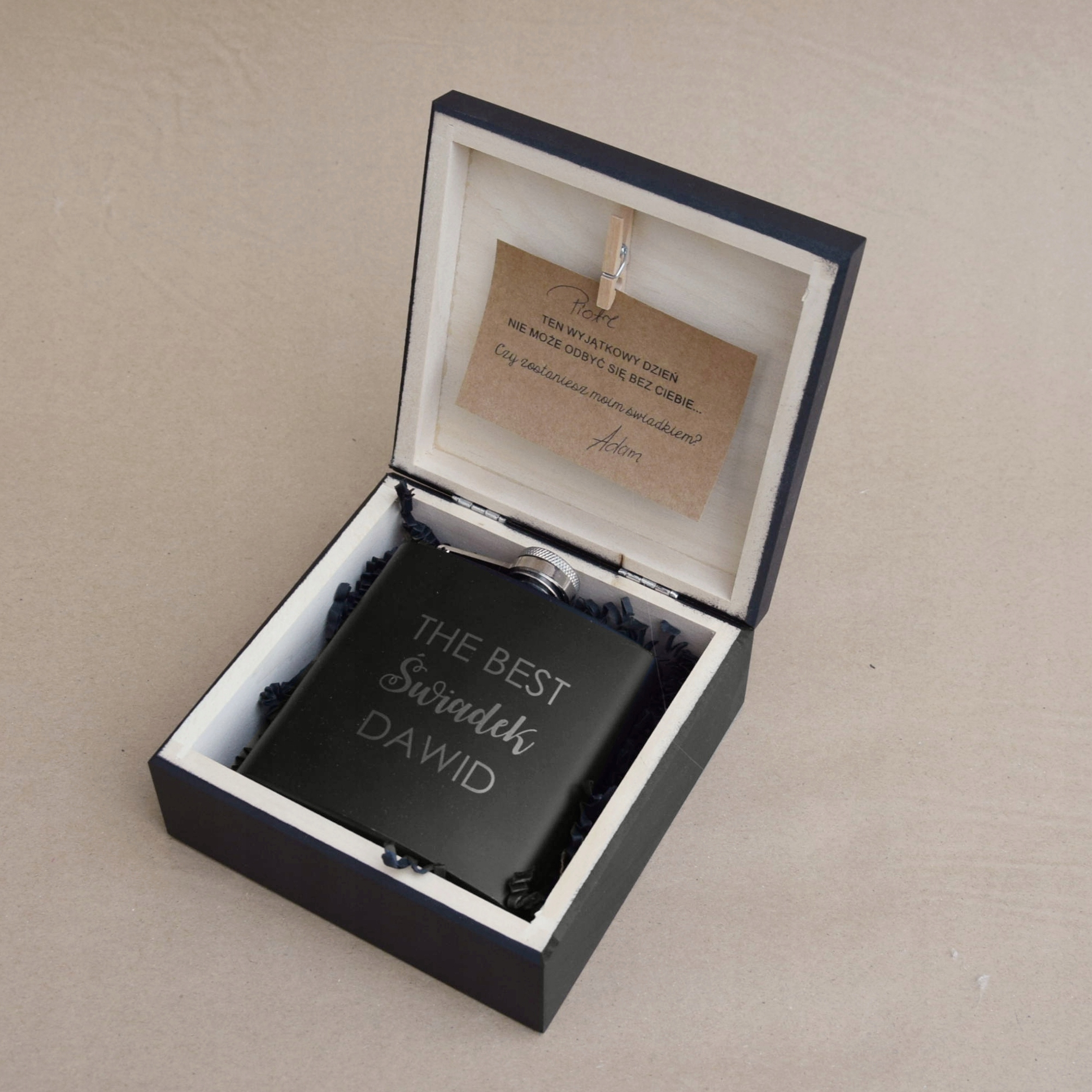 Prezent PROŚBA świadkowanie ZAPROSZENIE ślub PSP Zdobienie brak