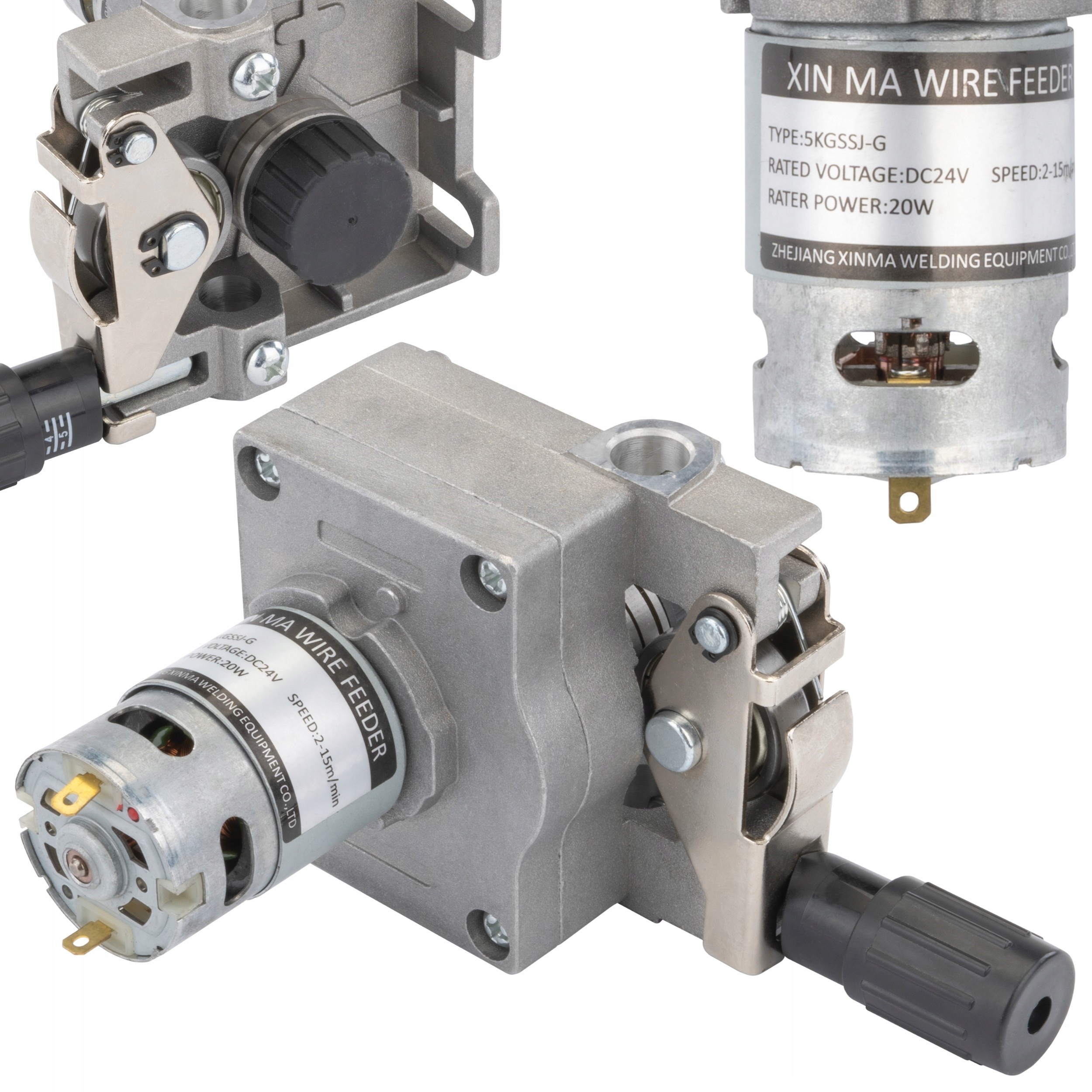 Podajnik Drutu Do Migomatu Spawalniczego Mig Mag Napęd 24V 20W 0,8 1,0mm