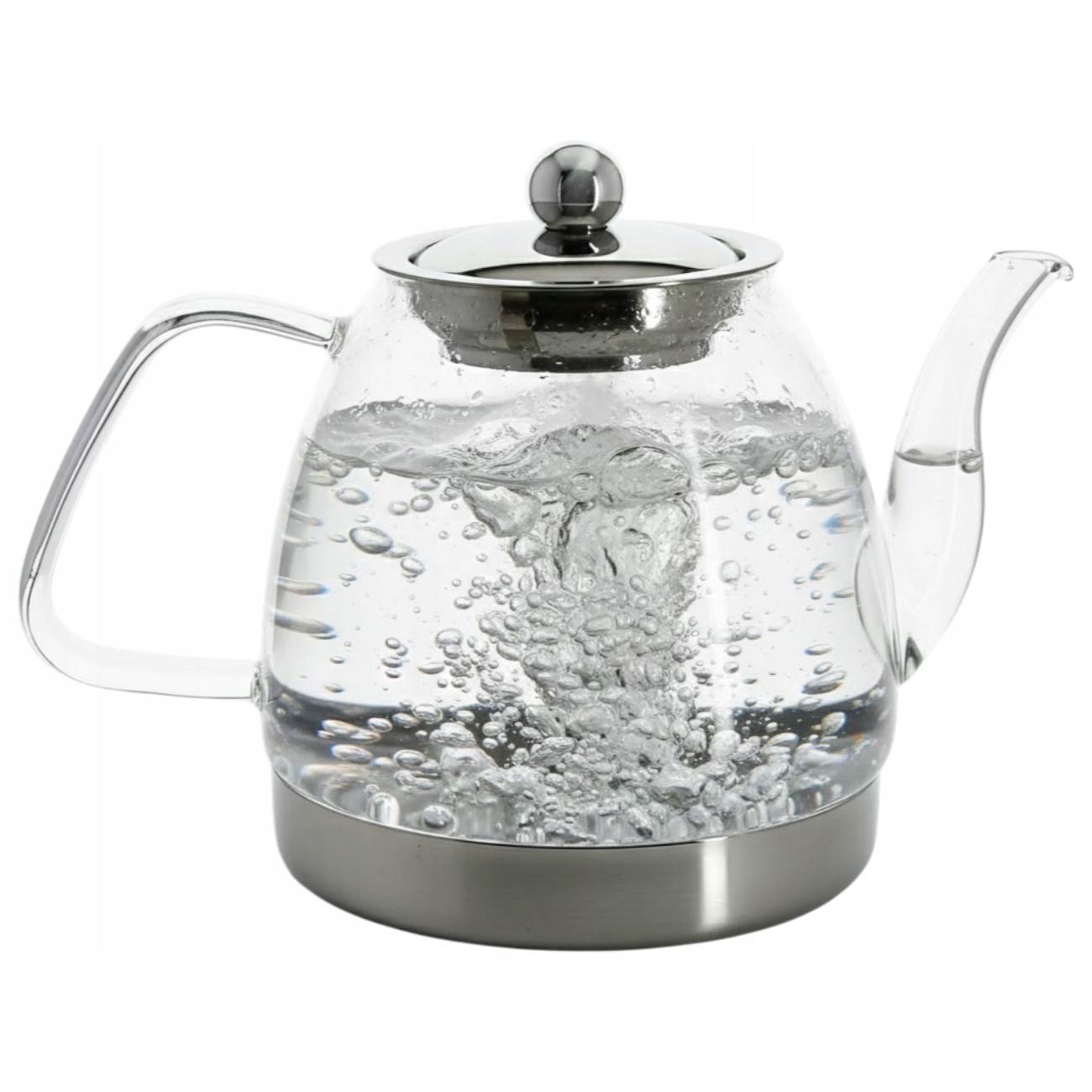 Konvice 1.1 L Skleněná Konvice Na Indukci Pro Čajovou Kávu A Vodu, Indukce