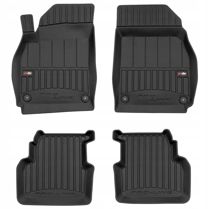 Koberce Gumové Stěrače Saab 9-3 2 2002-2015 Korytka 3D