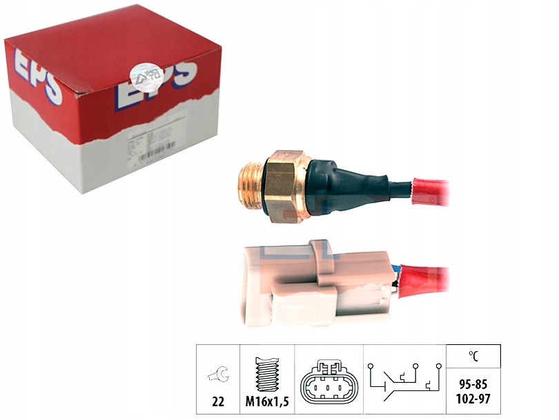 EPS WŁĄCZNIK WENTYLATORA CHŁODNICY NISSAN