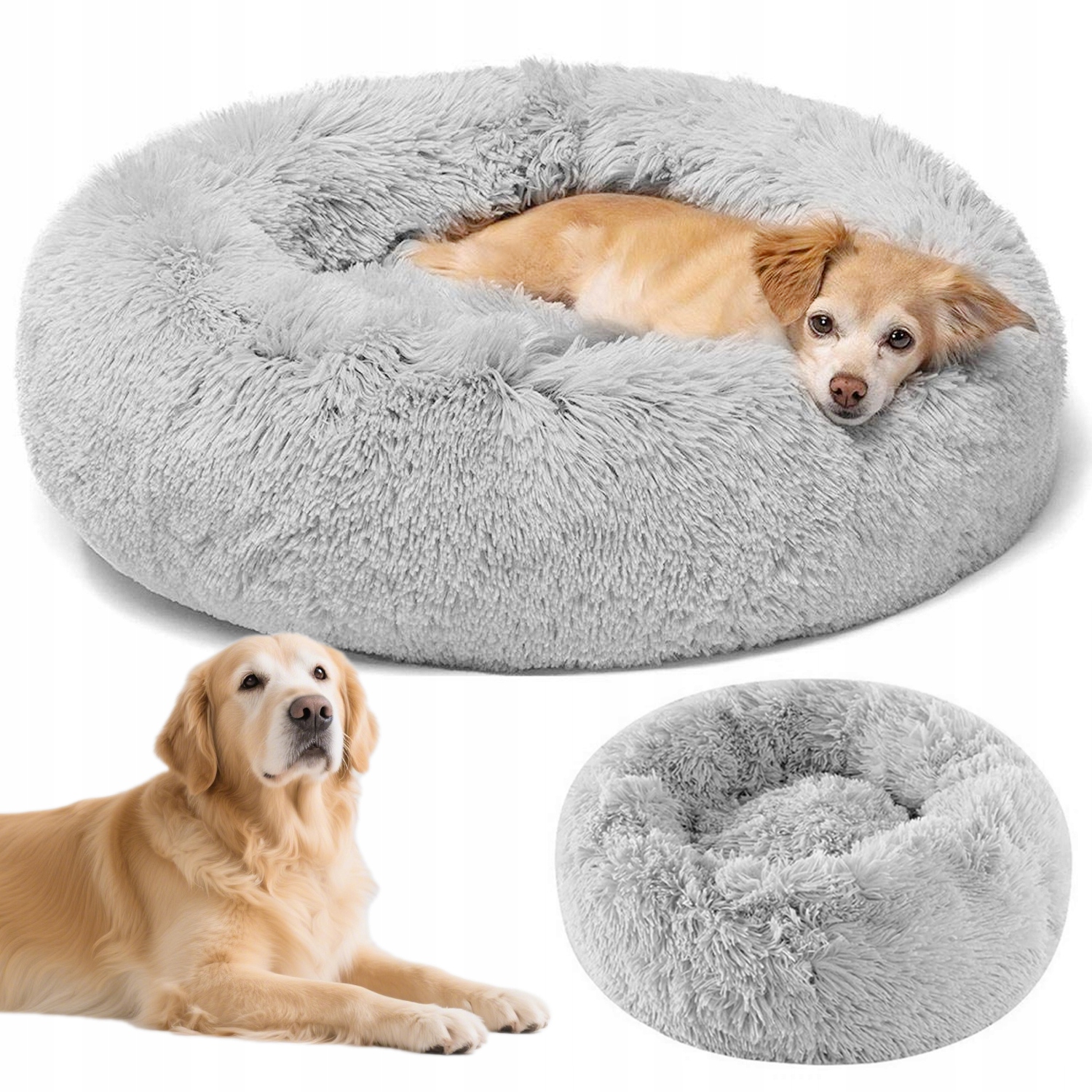 Levně Pelíšek Kulaté Pro Kočky S Vysokým Okrajem, Protiskluzové