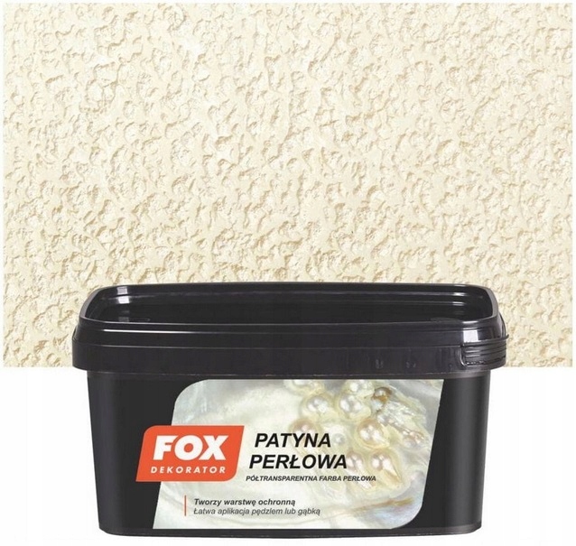 Fox Farba Kryjąca Metaliczna Patyna Perłowa 1L
