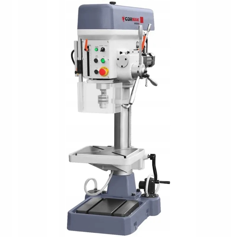 Przemysłowa Wiertarka Stołowa Słupowa Kolumnowa Cormak WS32BC Z Autoposuwem