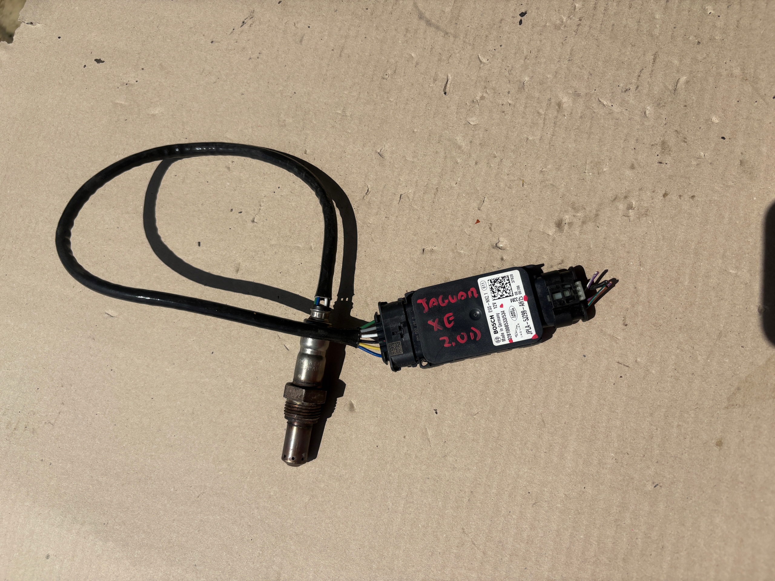 JAGUAR XE 2.0D Sensor TEMPERATURY filter Gase NOX JPLA-5J299-AH