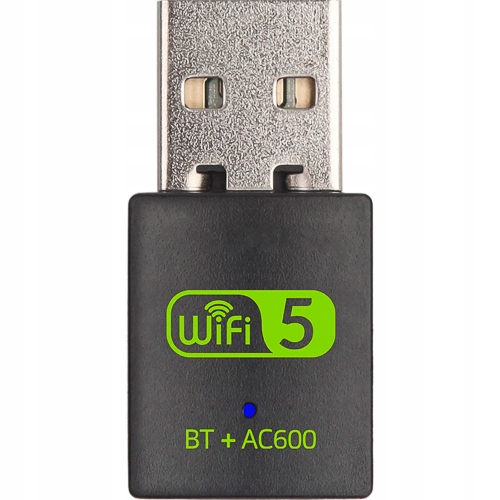 AC600 KARTA SIECIOWA WiFi Z BLUETOOTH 4.2 ADAPTER 600mbps USB 5GHz Producent inny