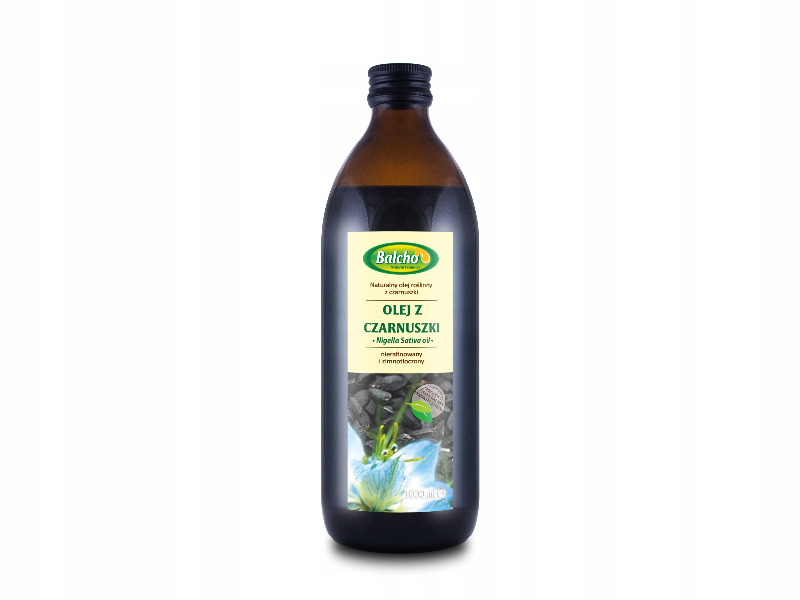 

Prozdrowotny Olej Z Czarnuszki Balcho 1000ML 1L