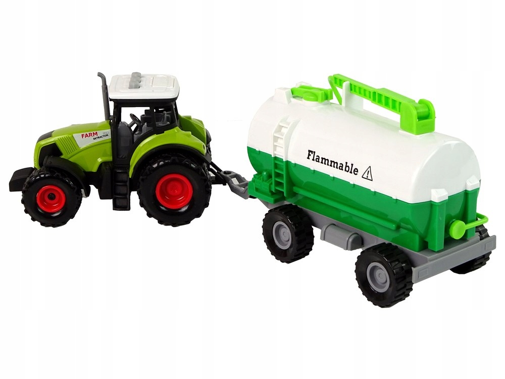 Traktor dla Dzieci z Przyczepką Cysterna Autko Farma Model traktor