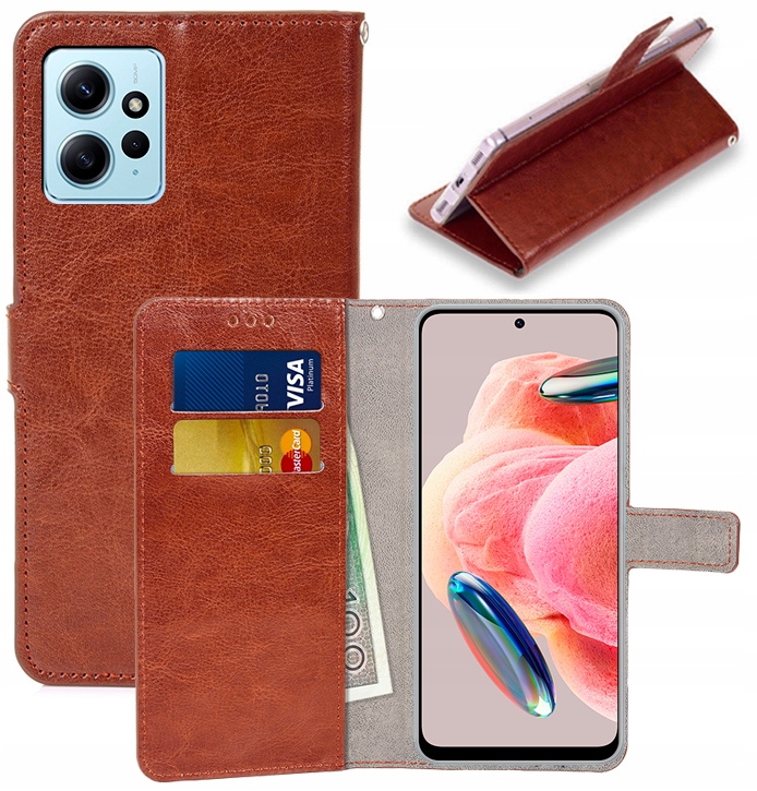 

Etui Portfel Vintage do Xiaomi Redmi Note 12 4G