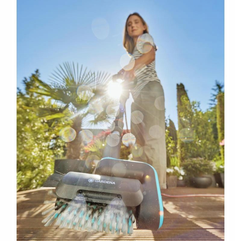 Gardena Akumulatorowa szczotka bez akumulatora do tarasów AquaBrush 14841B Zasilanie elektryczne akumulatorowe