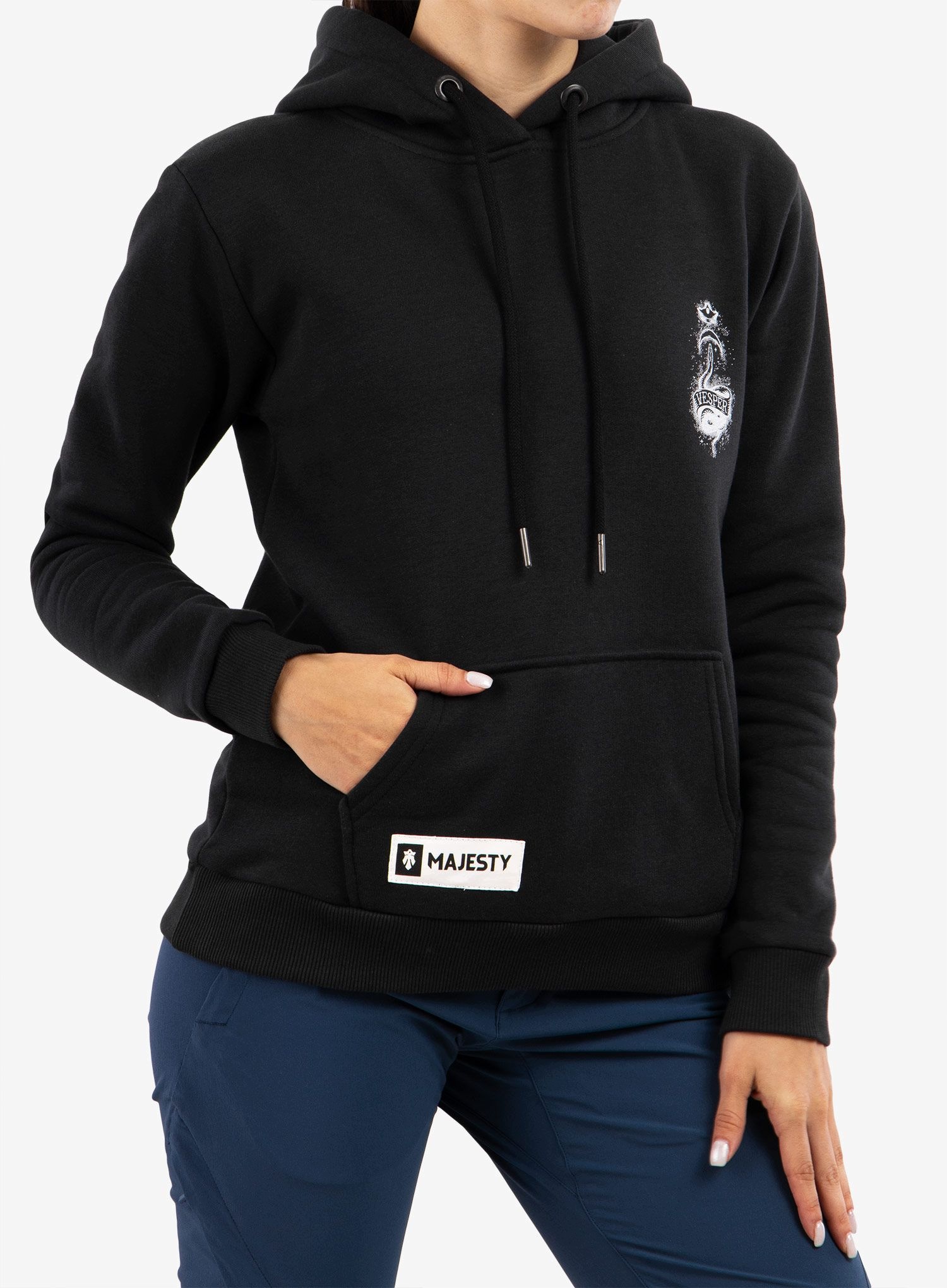 Bluza damska Majesty Classic Lady Hoodie Vesper blk L