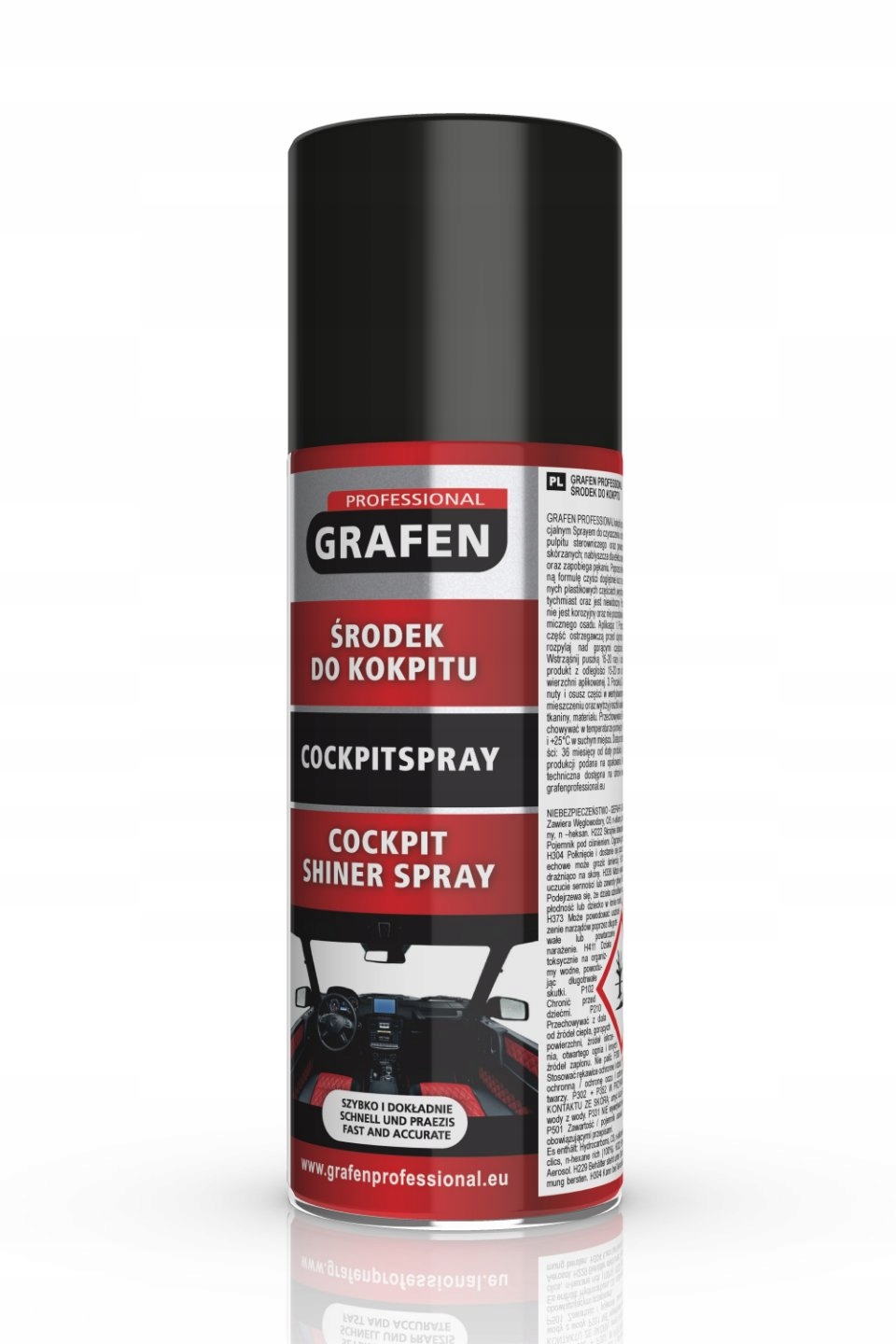 Środek do konserwacji wnętrza kokpitu Grafen 200ml