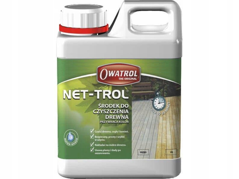 

Owatrol Net-trol 2,5L -środek do czyszczenia desek