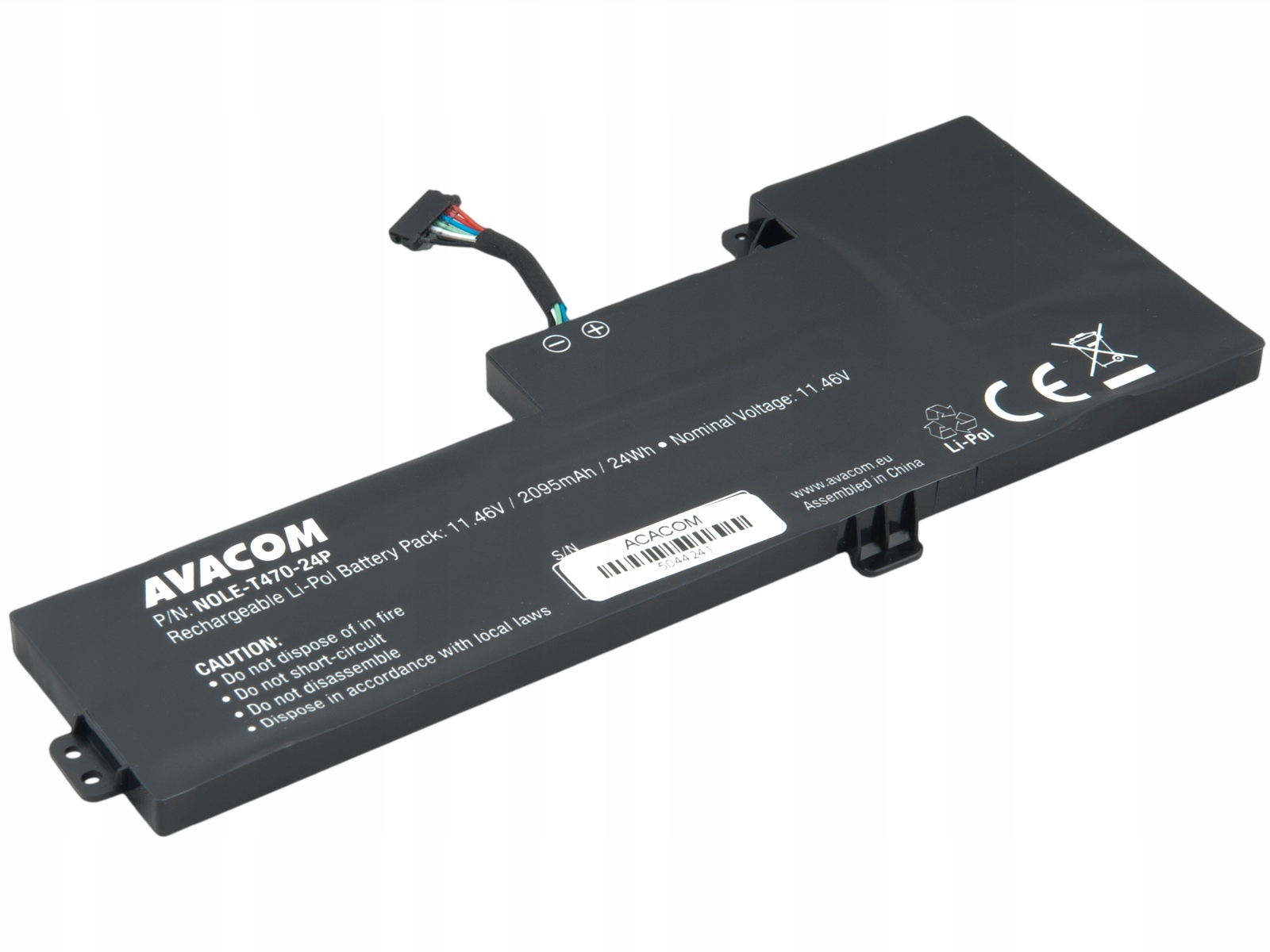 Batéria Avacom pre Lenovo ThinkPad T470, T480 Li-Pol 11, 46 V 2095mAh…