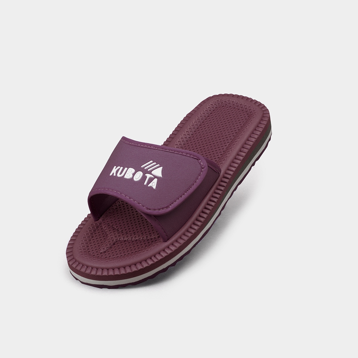 KLAPKI MĘSKIE SPORTOWE 42 BURGUNDOWE KUBOTA RZEP PIANKOWE DOMOWE LETNIE 42 Oryginalne opakowanie producenta folia