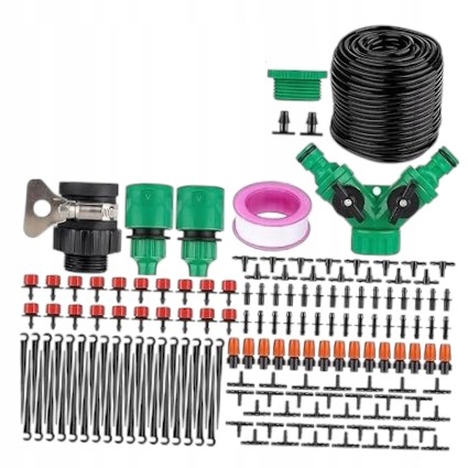 Systém zavlažování zahrady 40 m Mikro kapkový a automatický Diy zavlažovač