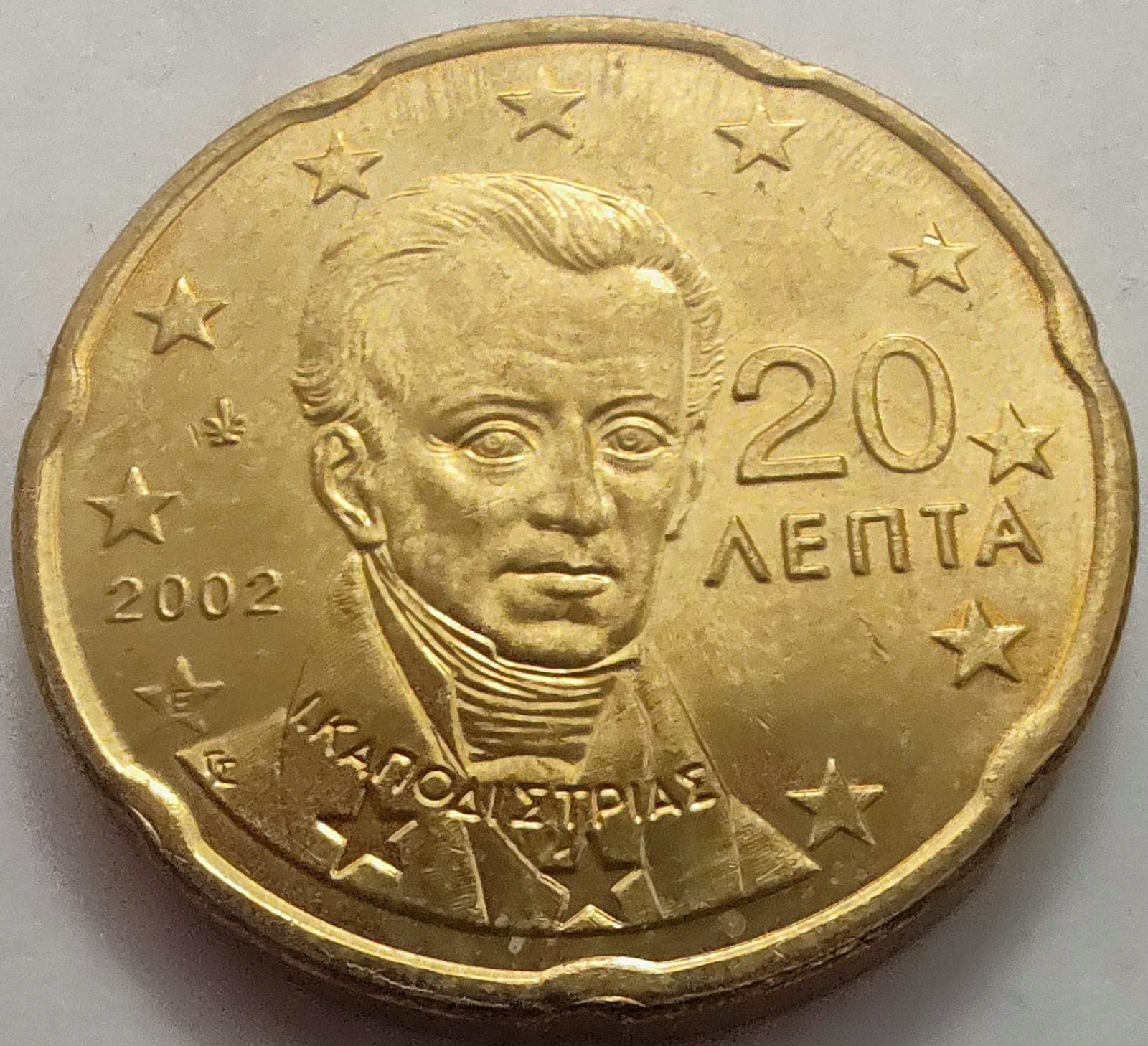 4740 - Grecja 20 eurocentów, 2002