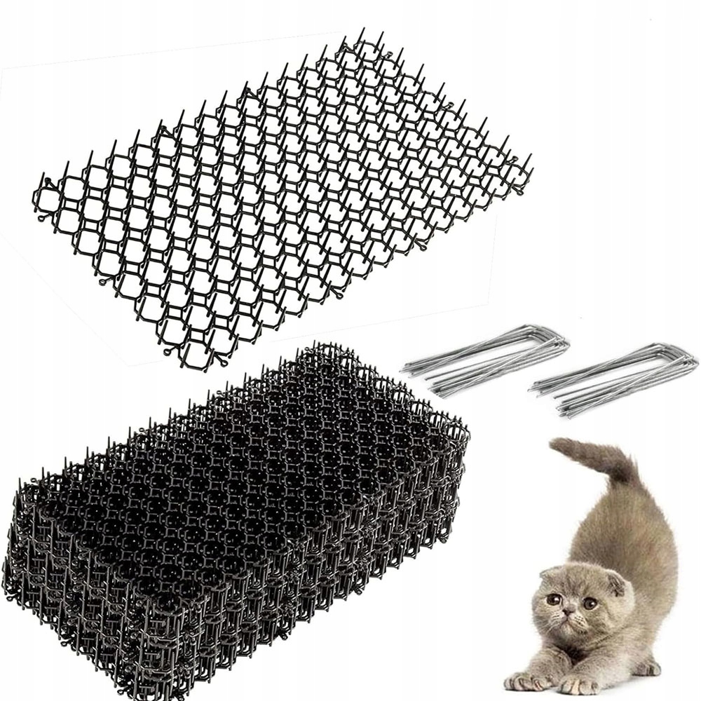 15 x Odpuzující Podložka Pro Kočky A Psy Proti Kočkám S Hroty Set 20X40 CM