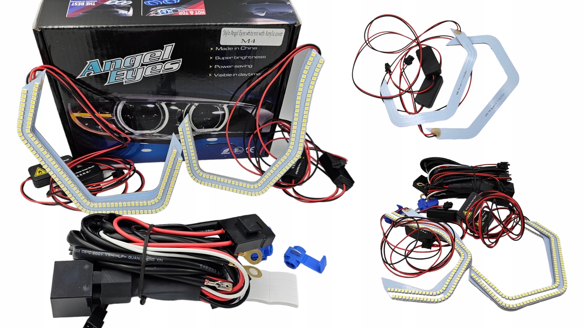 Led Ring Smd White Bmw F30 F32 F80 M3 F82 M4 E90 E92 Bílé Denní silné
