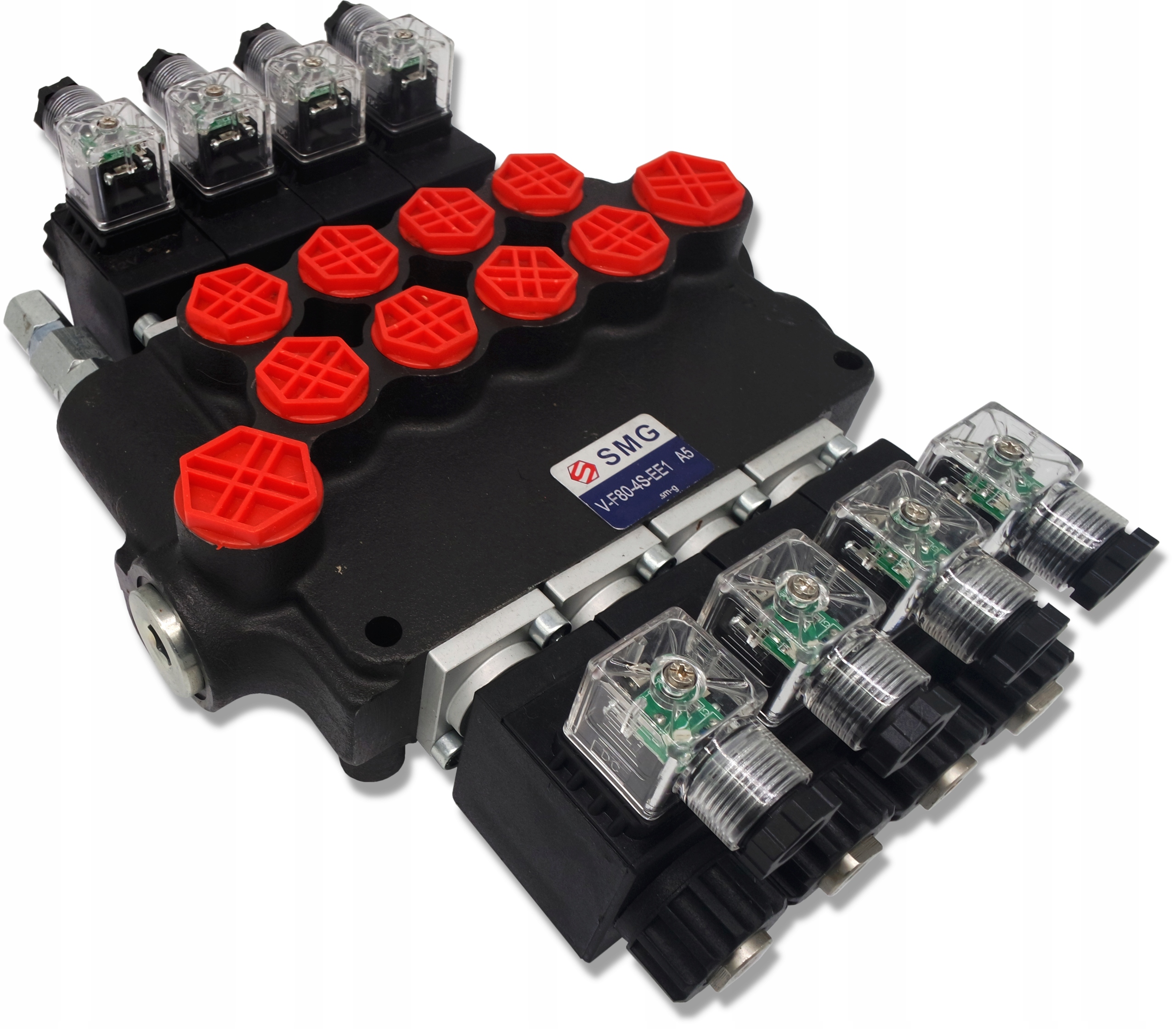 V-F80-4S-EE1212 - ГІДРАВЛІЧНИЙ ЕЛЕКТРИЧНИЙ СПЛІТТЕР 4 СЕК 80Л 12В