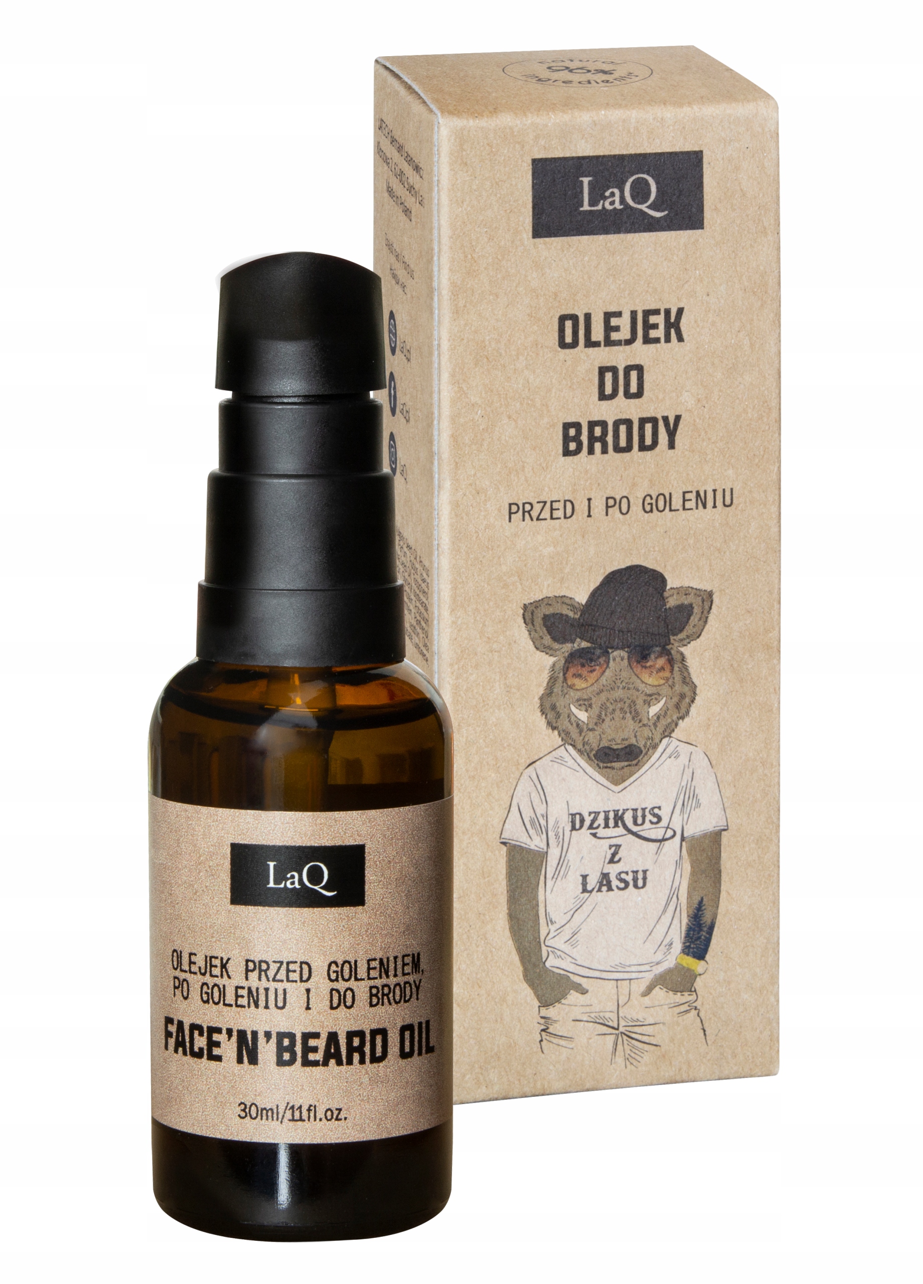 

LaQ Olejek przed i po goleniu Dzik 30 ml