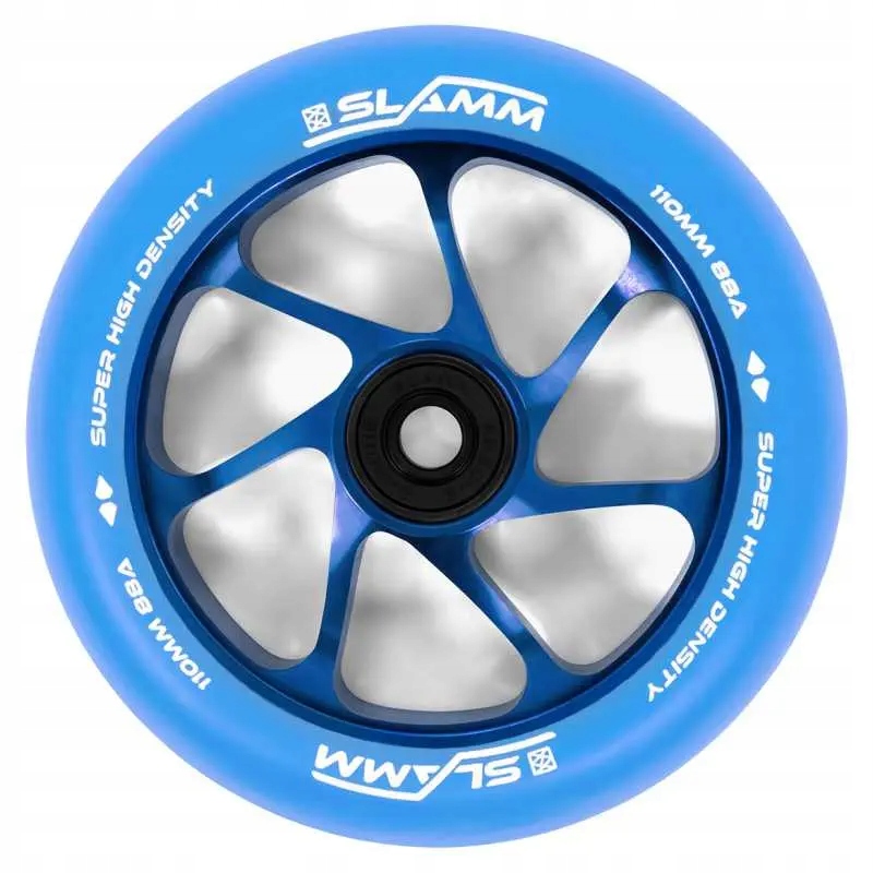 Slamm Team kolečko pro výkonnostní koloběžku 110 mm modré